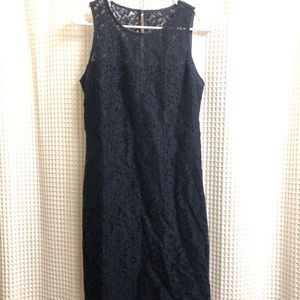 J.Crew Navy Lace Dress